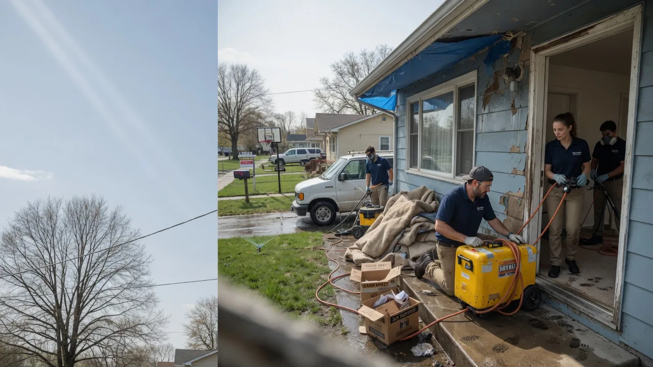 Basement Flood Cleanup in Butler, OH near me